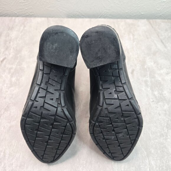 Alexander Wang Grunge Boots 5.5 Black Leather Edgy Chunky Platform Moto Booties - Picture 7 of 10